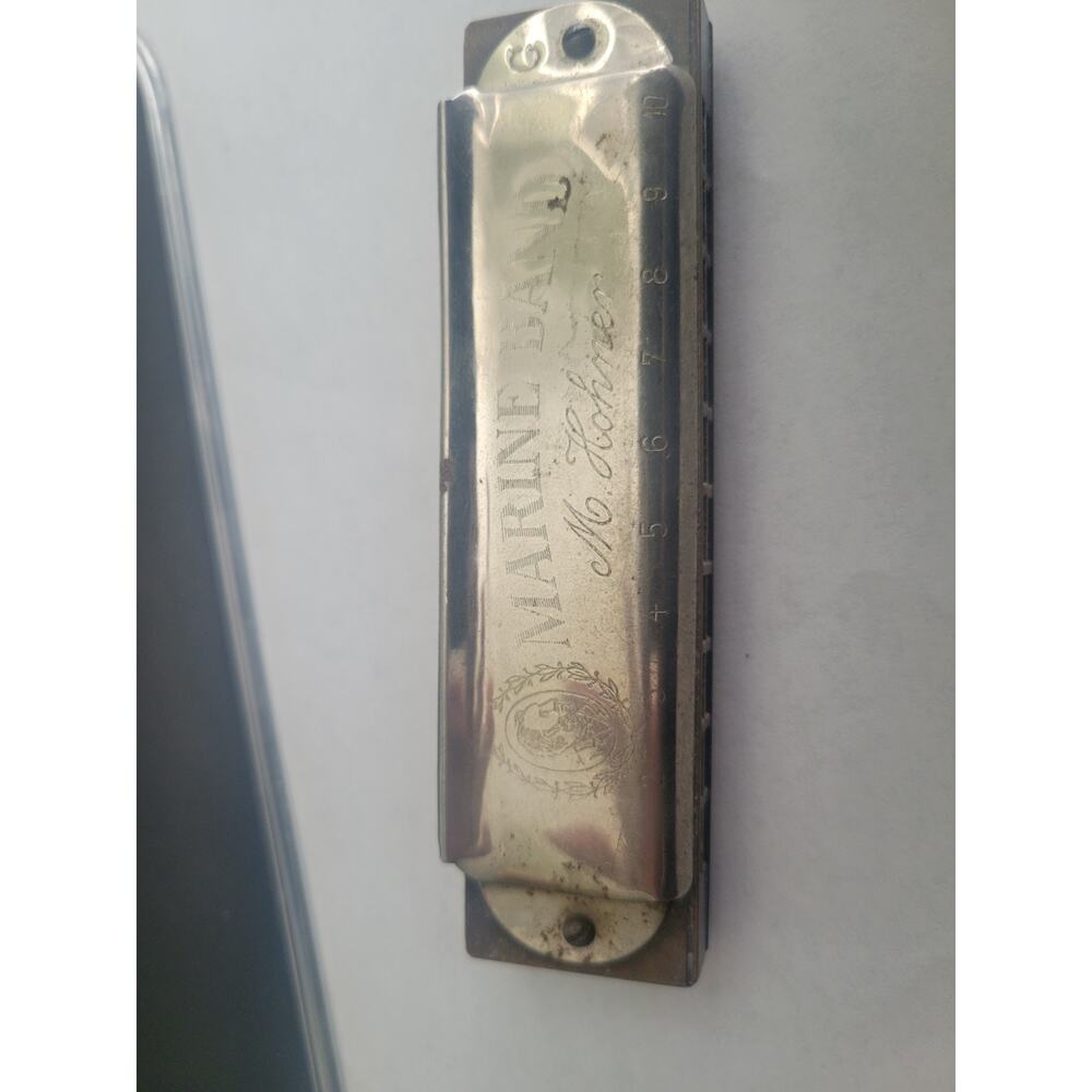 Vintage Harmonica Marine Band Made By Hohner Germany Key Of C - Picture 4 of 12